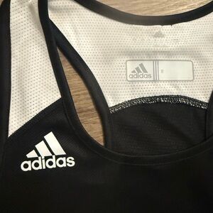 Adidas Racing Singlet Black Athletic Tank Mens Size Large NWT